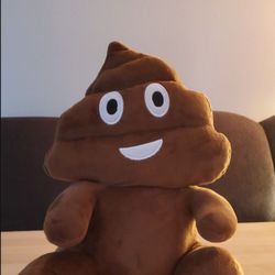 Poop emoji plush