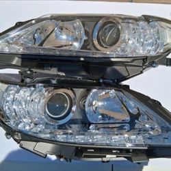 13-15 Lexus Es300h Es350 LED DRL Projector Headlights Luces Focos Micas Faros Faroles Headlamps 