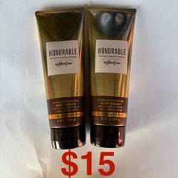 Bath & Body Works Men Body Cream Set