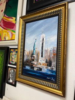Various pieces of fine art Peter max Salvador Dali