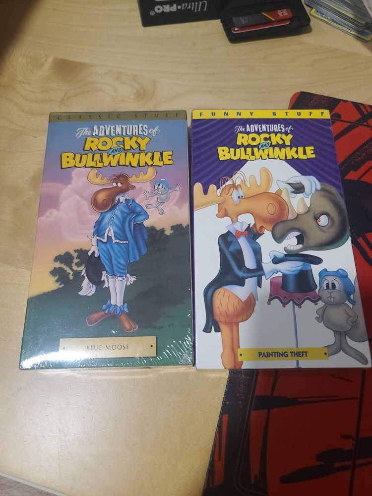 The Adventures Of Rocky And Bullwinkle Vhs Tapes