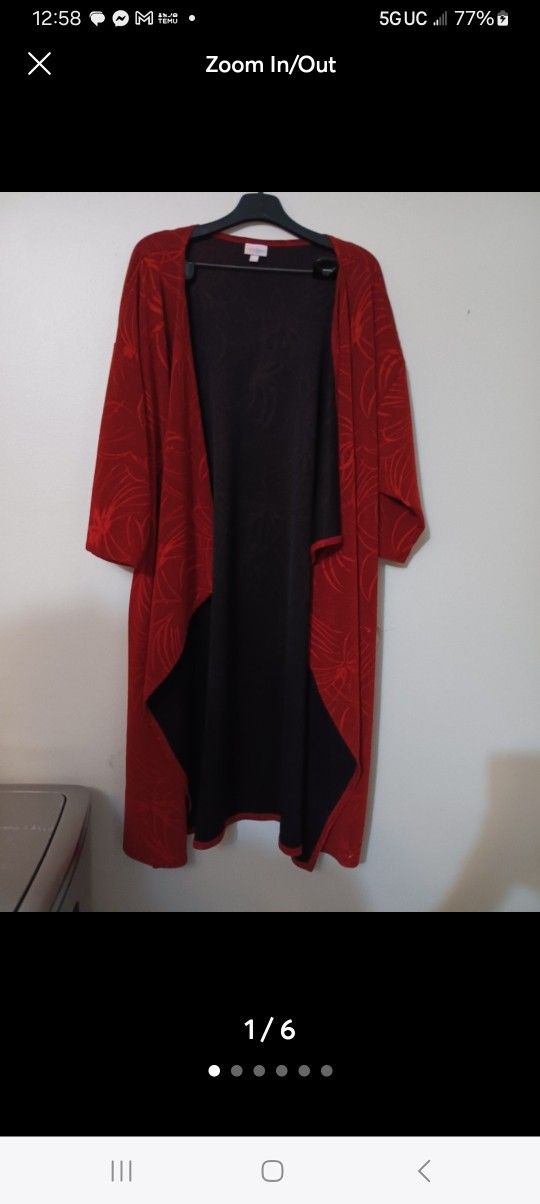 Lularoe Shirley Cardigan size large Refurbish