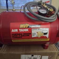 Air Tank 7 Gallons MVP Comes With 7ft Hose  Added New 1/4 Valve And Air Connector..like New