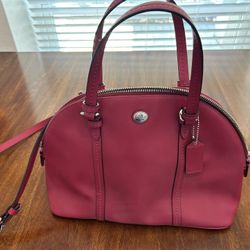 Coach leather handbag