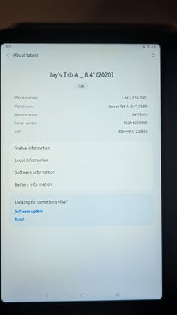 Samsung Tab A 8.4" LTE