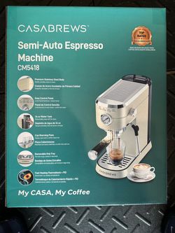 Casabrews espresso maker new in box sealed