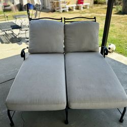 Metal Poolside Chair