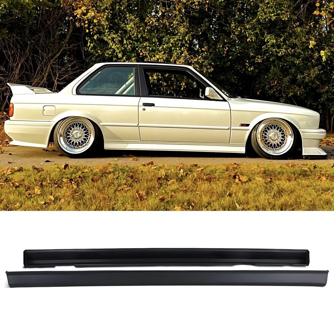 BMW E30 M3 Style Side Skirt Set