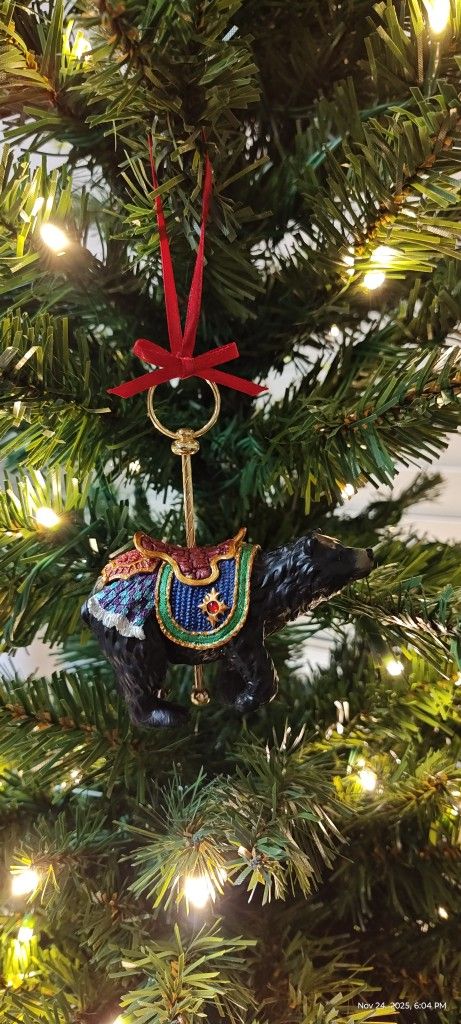 Black Bear Ornament. Hard To Find...