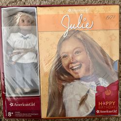 American Girl Julie's 6-Book Set + Mini Doll