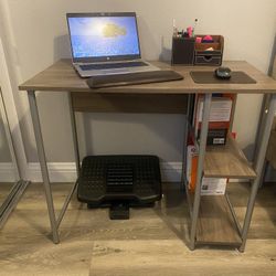 Wooden Desk - Wulnut Color