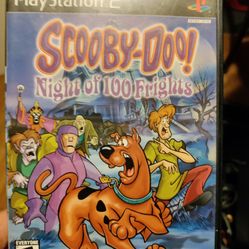 Scooby - Doo Nigh Of 100 Frights Playstation 2 Game 