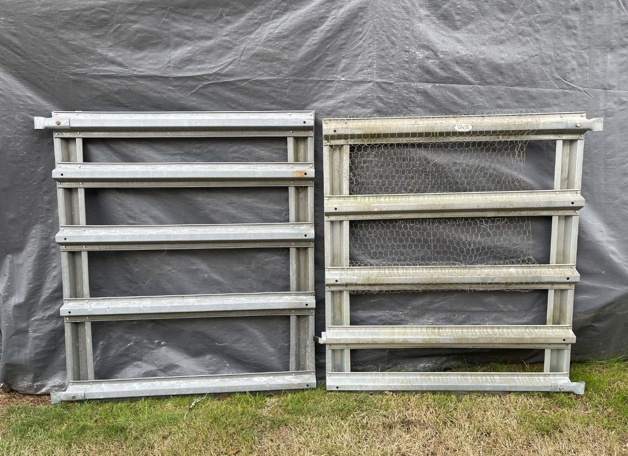 Galvanized Panel Gates