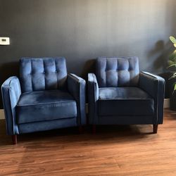 Blue Armchairs