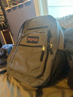 Jansport grey backpack