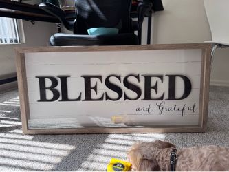 Blessed wall frame
