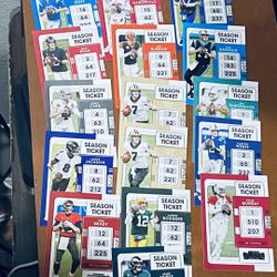 Contenders Football Cards Lot