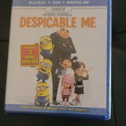 $5 BLU RAY MOVIE. DESPICABLE ME. BLU RAY / DVD ONLY. NO DIGITAL. $5 OR TRADE FOR A MOVIE TITLE I DO NOT ALREADY OWN.