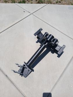 Dual monitor desk stand