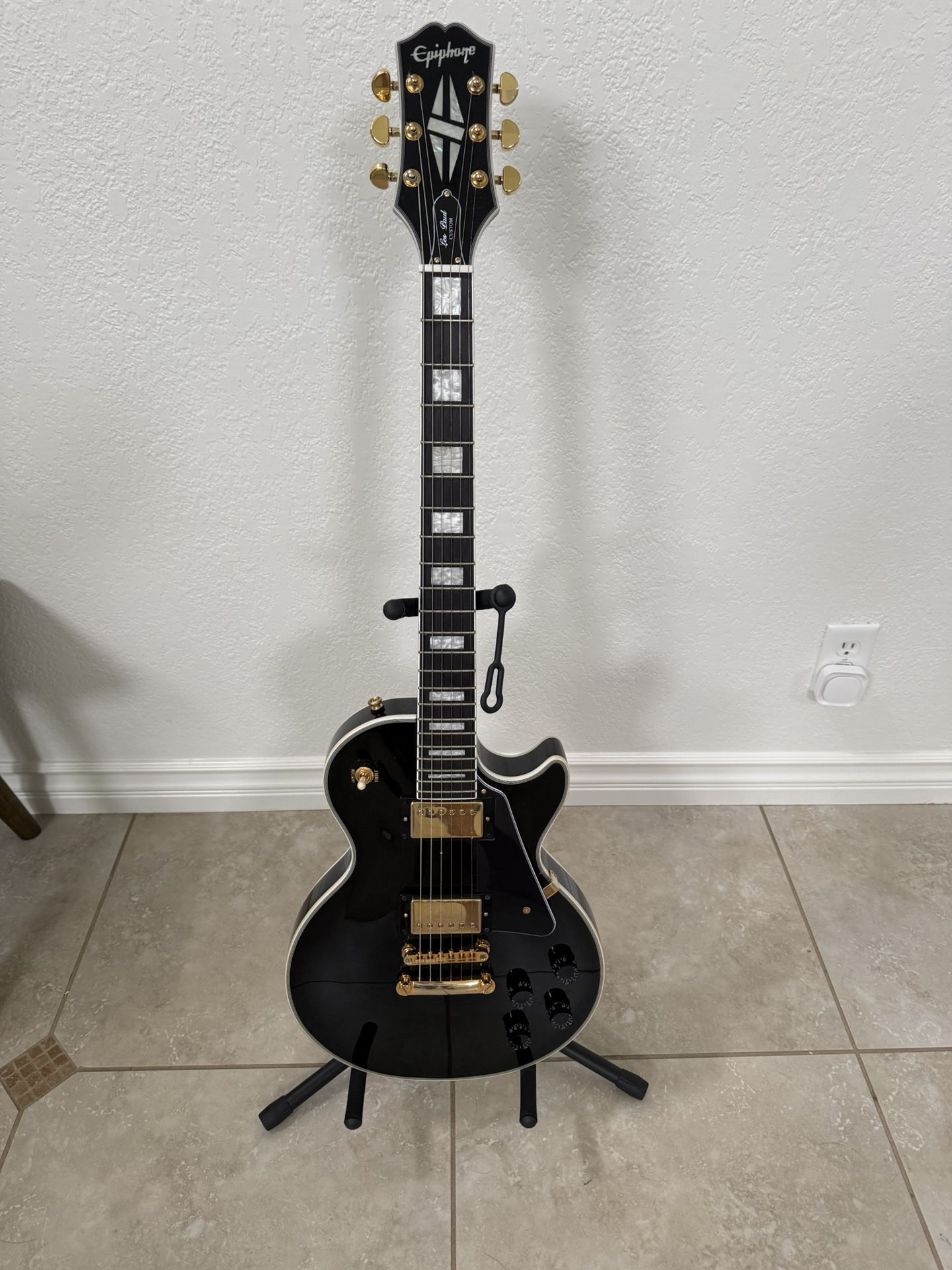 Epiphone Ivory Black Electric Guitar