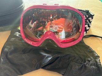 Native Snow Goggles Pink Mirrored Lens