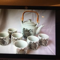 Vintage OTAGIRI from Japan Owl teapot set Handcrafted