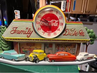Vintage 1950s Coca-Cola clock