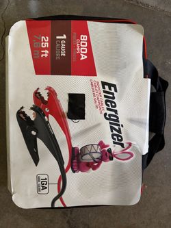 Energizer 800A 1 Gauge 25 ft Booster Cables
