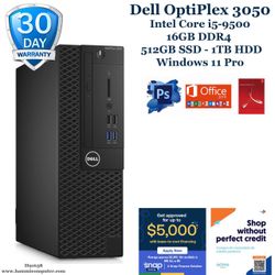 Dell OptiPlex 3050, Intel Core i5-9500, 16GB, 500GB SSD + 1TB HDD "H91658"