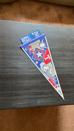 Texas Rangers Baseball Pennant