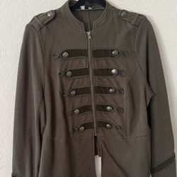 Torrid Olive Green Military Jacket