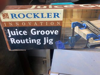 Juice groove routing jig