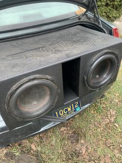 2 12s Alpine Speakers The The Q Bomb 