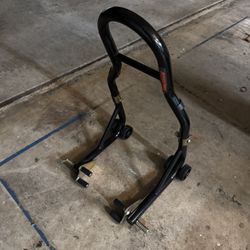 Trackside Motorcycle Stand Lift  Front Rear Stand Lift Stand Front Wheel Fork Stand Rear U+L Fork Swingarm Spool Stand