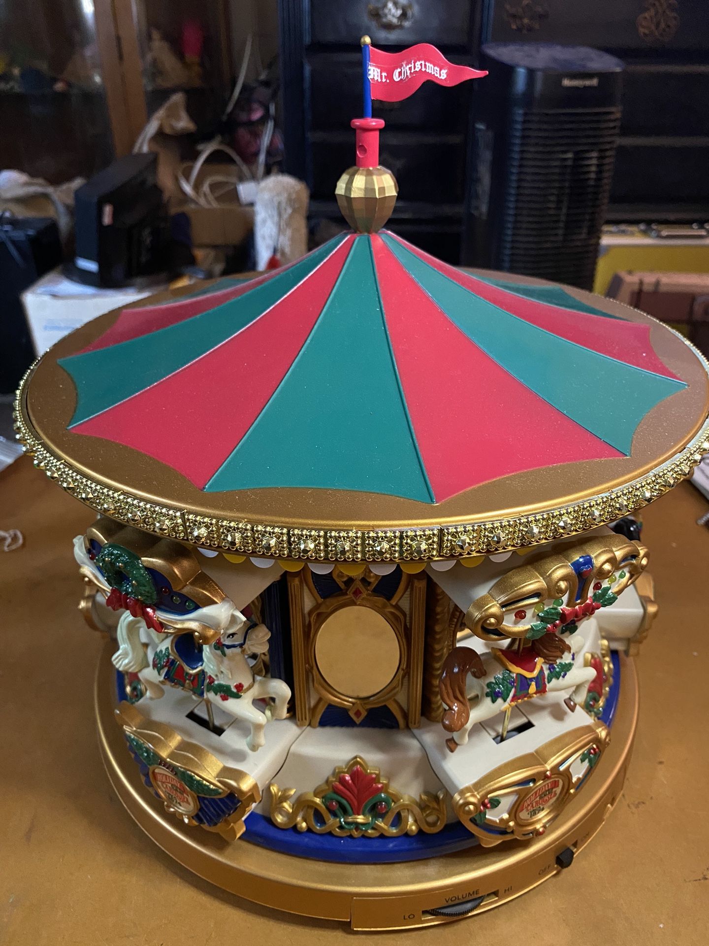 Vintage Mr. Christmas Holiday Merry Go Round