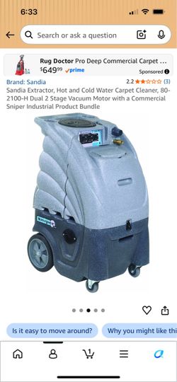 Sniper carpet cleaner