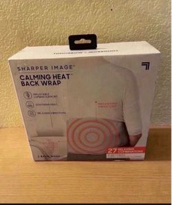 Sharper Image Calming Heat Back Wrap with Relaxing