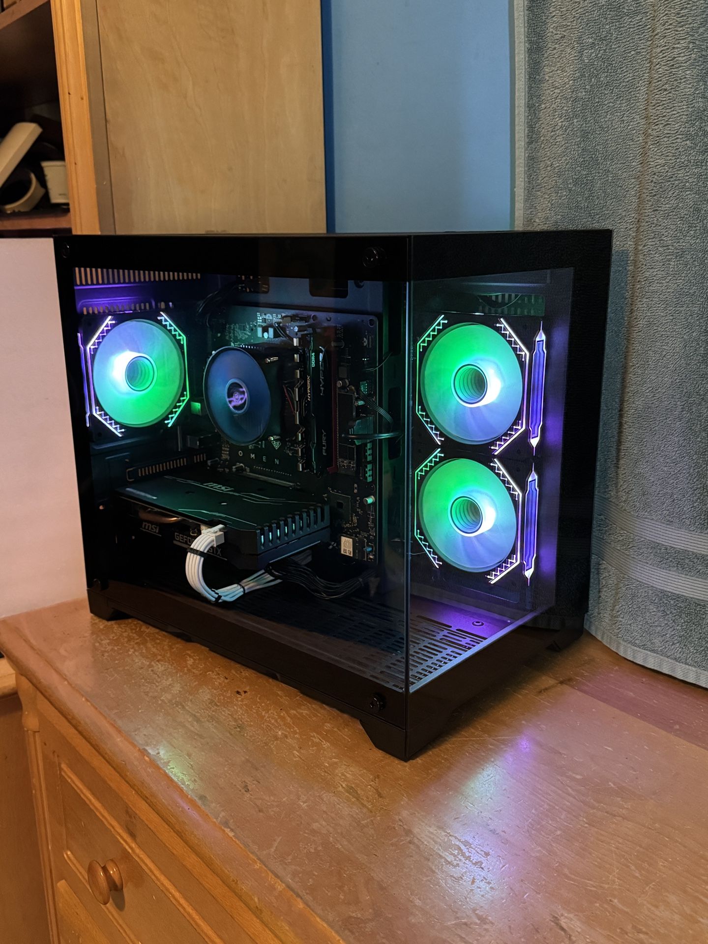 RGB Gaming PC - 1TB, Intel i5-9400F, 24GB Ram, Nvidia GTX 1660, Black