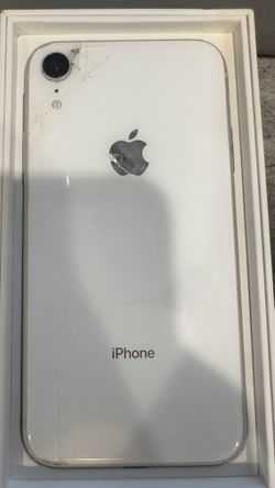Apple iPhone XR 64GB A1984 White - Boot Loop / Parts - Original Box