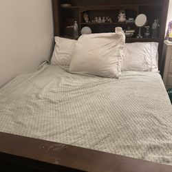 Solid Wood Full Size Bed From Mathis Brothers Furnitur