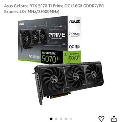 Asus GeForce 5070 RTX Ti 