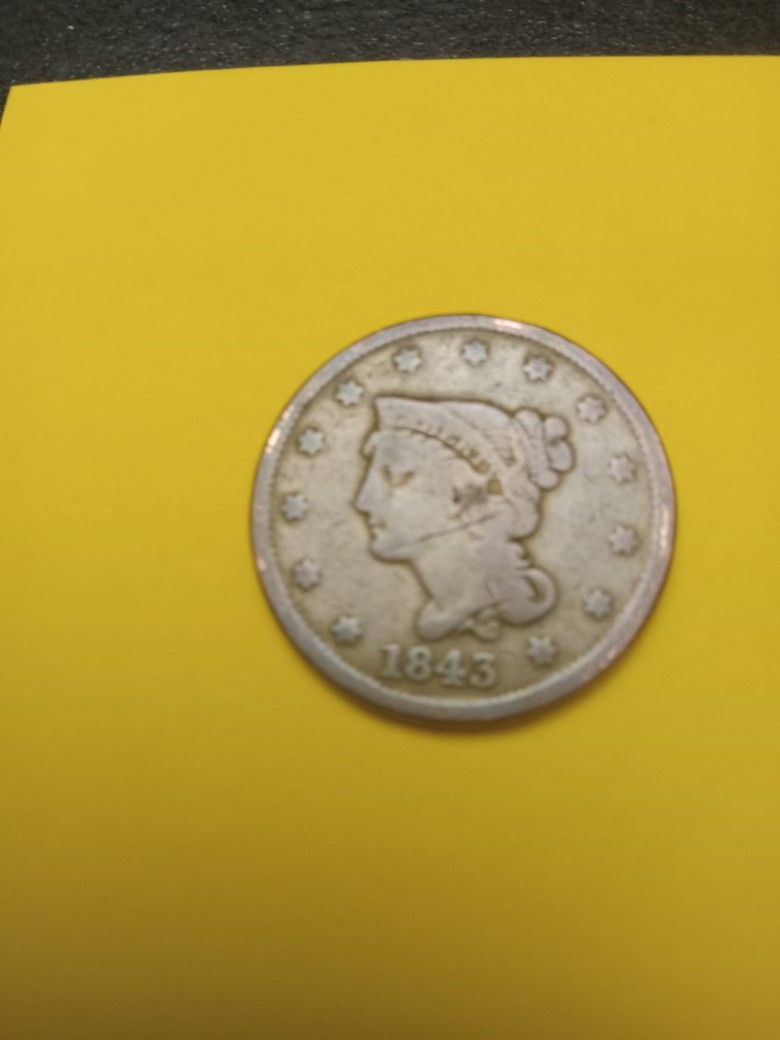 1843 One Cent