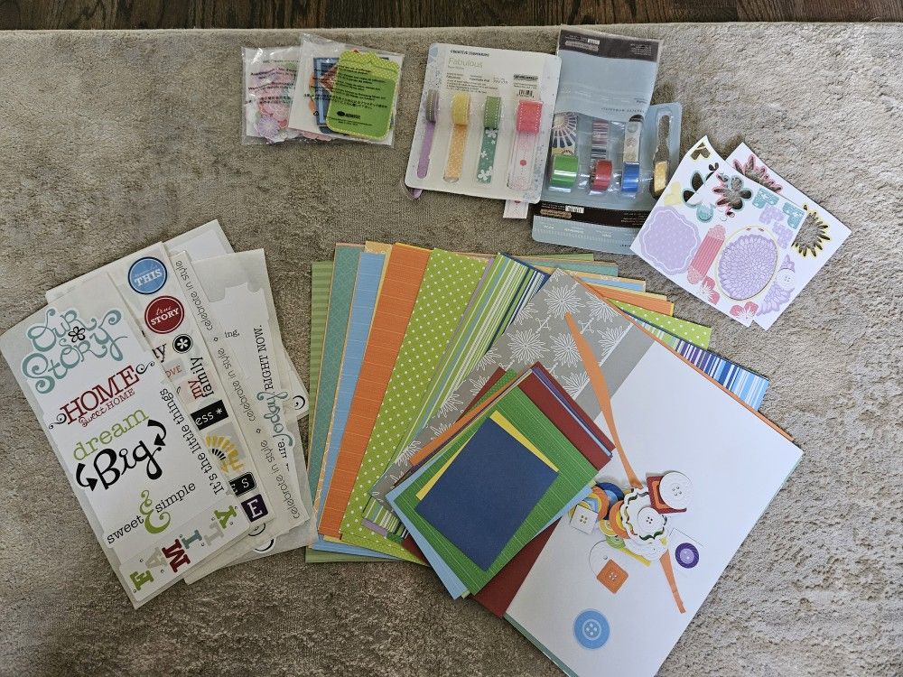 Scrapbook papers and sticker