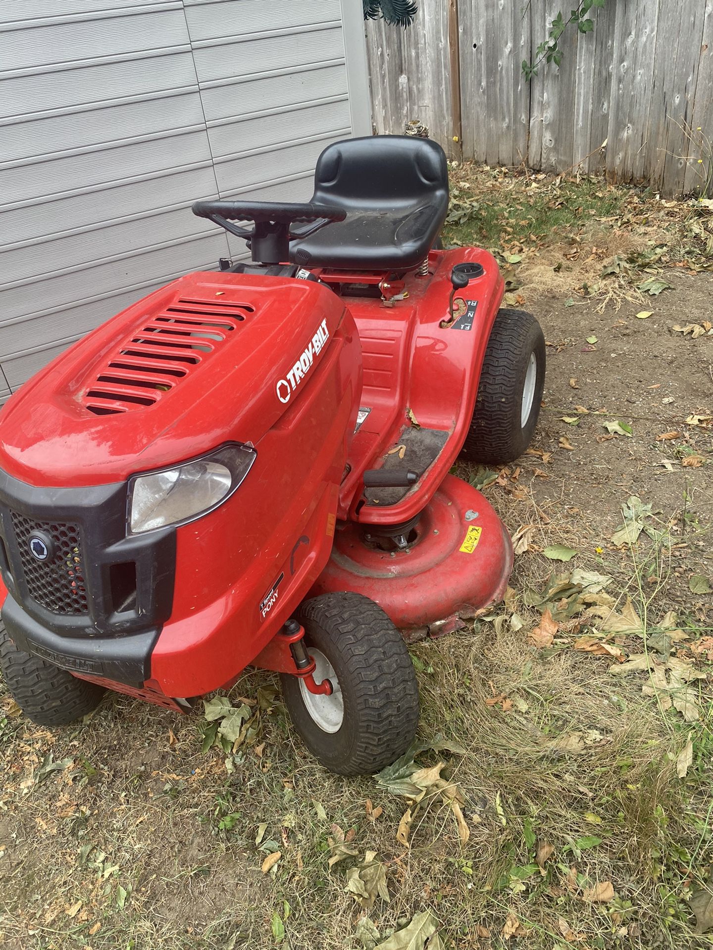 Troy built riding mower