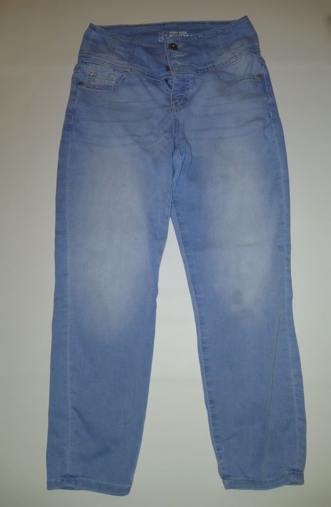 High-rise Stonewash Jeans