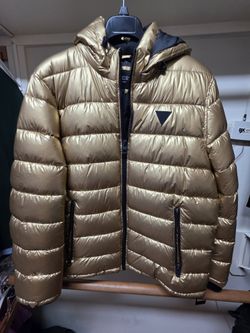 Guess New Men Jacket - Gold (MSRP $250)