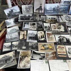 Old Photographs, Postcards Stamps Etc 