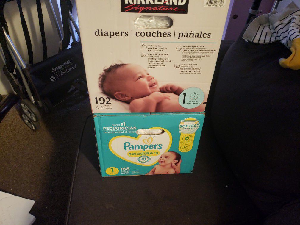 Diapers  Size 1,