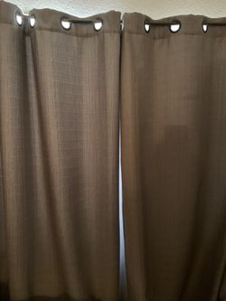 Grey Curtain Panels