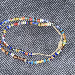 Authentic Native/African Trade bead Long necklace  